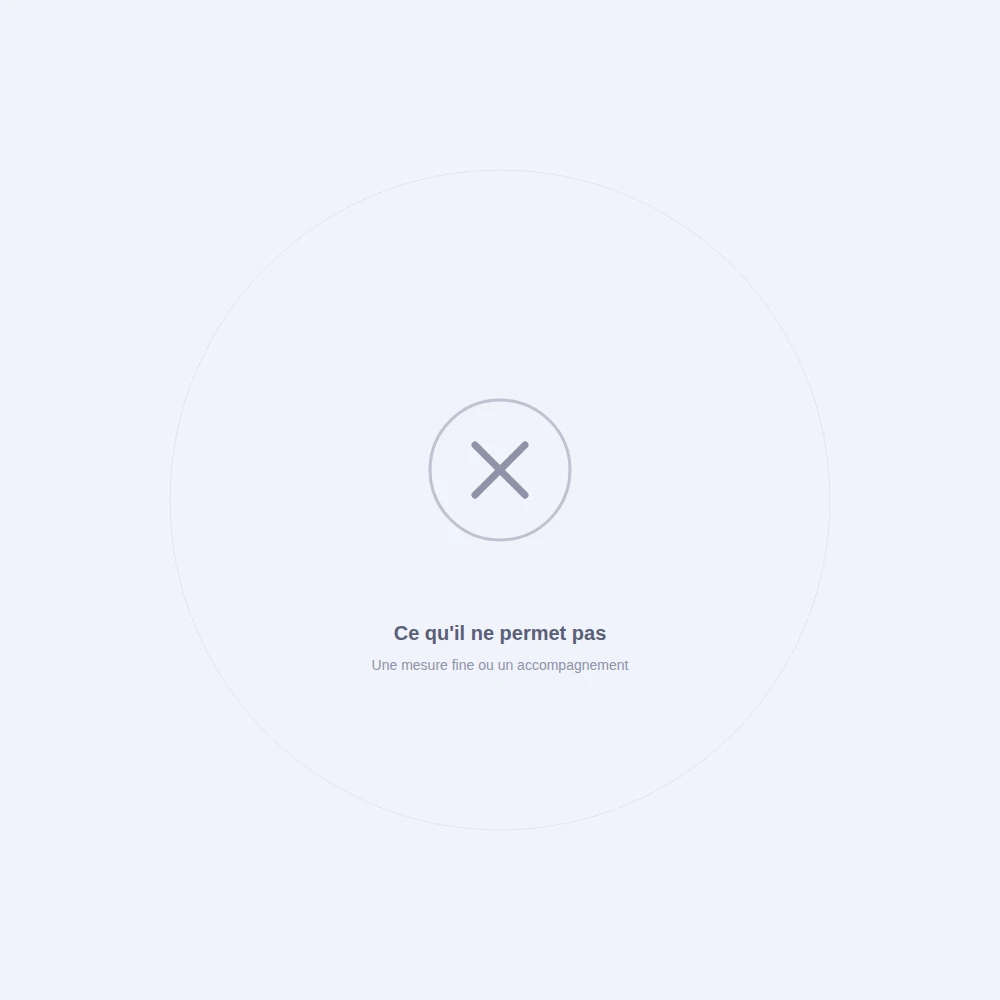 Les limites d'un appareil grand public : pas de mesure fine ni d'accompagnement