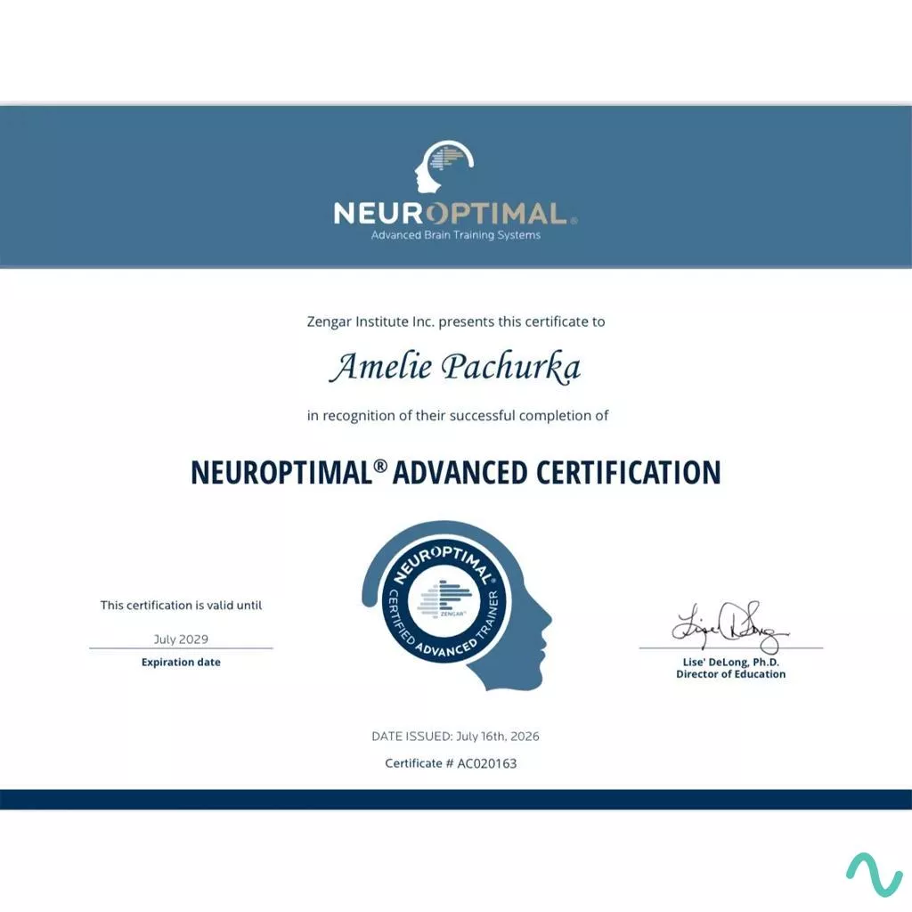 Certification Avancée NeurOptimal Amélie Pachurka